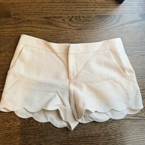 Club Monaco scallop shorts
